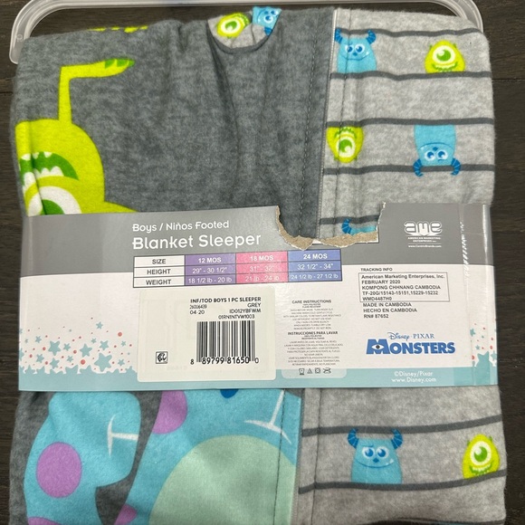Monsters Inc sleeper - Picture 2 of 2